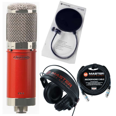 Avantone Pro CK-6 Cardioid FET Condenser Microphone w/ Headphones, Cable & Pop Filter