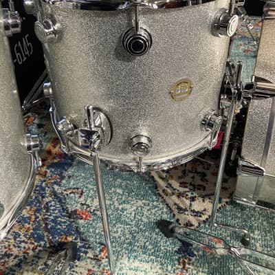 Russ McKinnon's Barry Manilow, DW Collector's Series, All-Maple 7-Piece Set 2004 - Silver Sparkle image 15