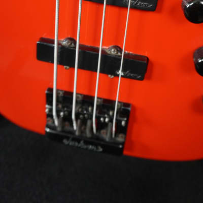 Charvel 2B Late 80s - Ferrari Red PJ Bass Guitar w/ Case image 7