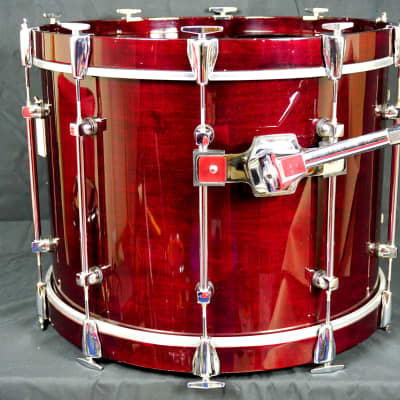 Premier Signia Cherrywood Drums - 5 piece - 4 toms, 1 kick - with 8" and 15" rare toms 90s  CLEAN! image 16