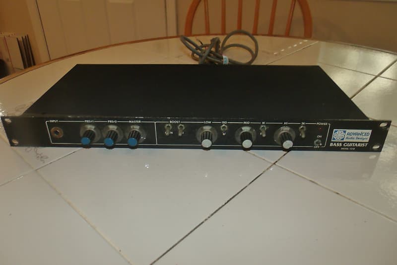 70s vintage Advanced Audio designs 101 B Bass guitar Pre-amp Bi amp capable  & much more