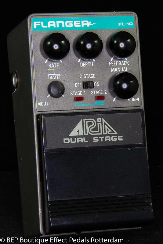 FL-10 フランジャー　ARIA Aria FL-10 Dual Stage Flanger s/n 50105517 mid 80's Japan