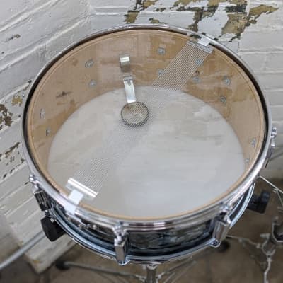 Revere 5.5x14" Black Diamond Pearl Vintage Snare Drum MIJ image 7