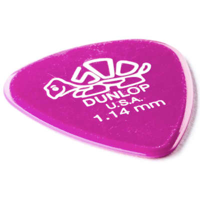 Dunlop 41P1.14 Pink Delrin Standard 1.14mm Guitar Picks, 12-pack image 3