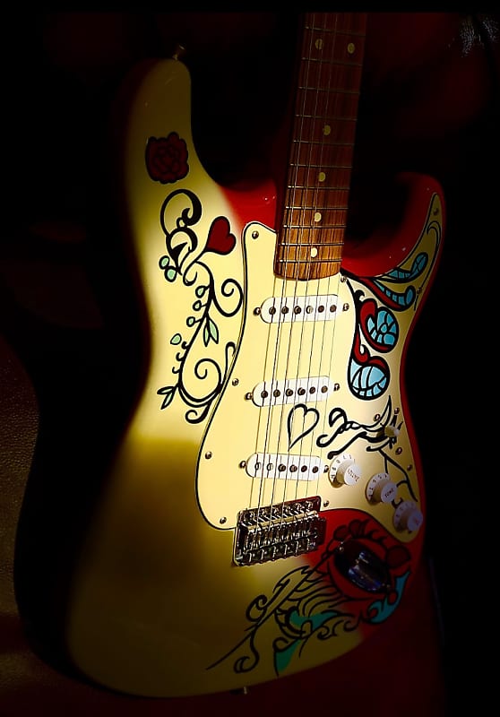 Fender Jimi Hendrix 50th Anniversary Monterey LTD John Mayer Style Artwork image 1