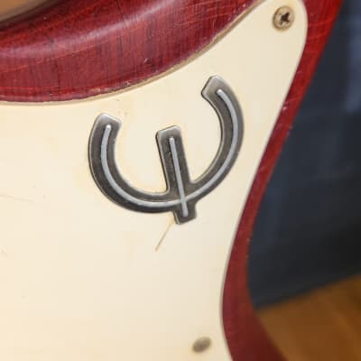 Vintage 1967 Epiphone Olympic Double Cherry w/ OHSC & Original Parts image 13