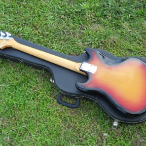 Vintage 60s Domino Teisco EB-120 Bass Guitar, Japan, 2 Pickup, Plays EXC, OHSC!! Free USA Shipping! image 13