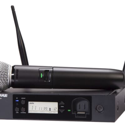 Shure GLXD24R SM58 Digital Wireless Mic System Z2 Band NO Reverb