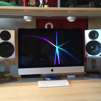 Soundrise PRO-9 Studio Monitor Stands Pair - Silver Aluminum Desktop Speaker Stands (Pair - Silver) image 3