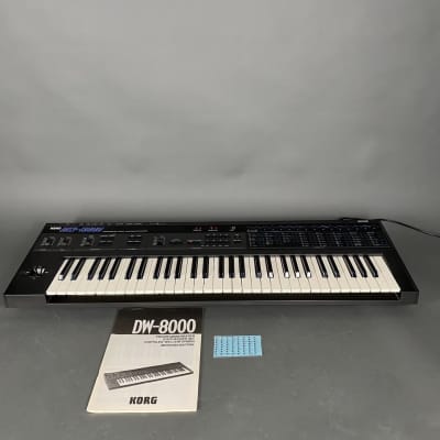 Korg DW 8000  Synthesizer / Klassiker der 80er Jahre im Case - schwarz