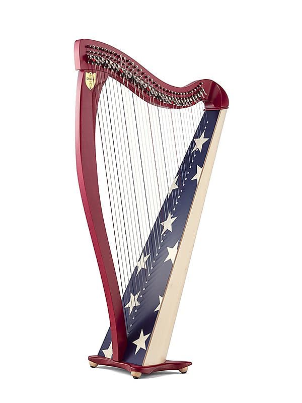Lyon & Healy "Drake" Lever Harp Americana image 1