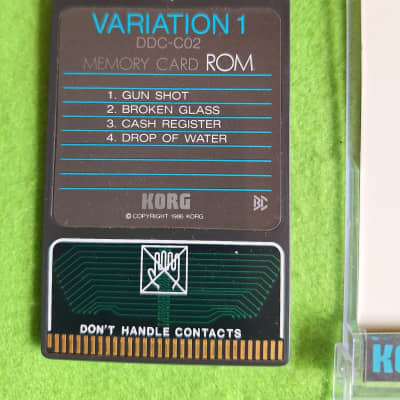 Korg DDC ROM Cards (8 x) for DDD-1 and DDD-5 - PRICE IS PER CARD ! image 16