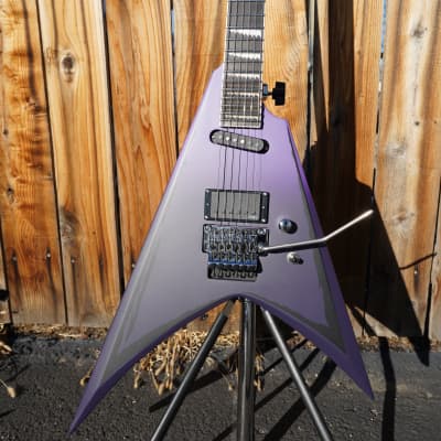 ESP LTD  SIGNATURE SERIES Alexi Ripped Purple Fade Satin w/ Ripped Pinstripes 6-String w/ Case image 4