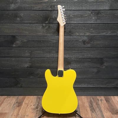 Nashville Guitar Works Custom Nitrocellulose T-Style Yellow Electric Guitar w/ Gig bag image 5