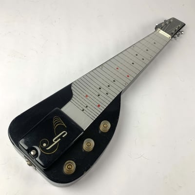 Gibson Century 6 Lap Steel in factory Black , with original Gibson Hardshell case image 1