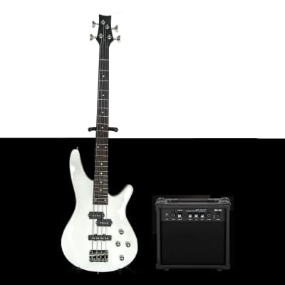 1988 Fernandes Japan Limited Edition Dinky Bass PJ-45 All White