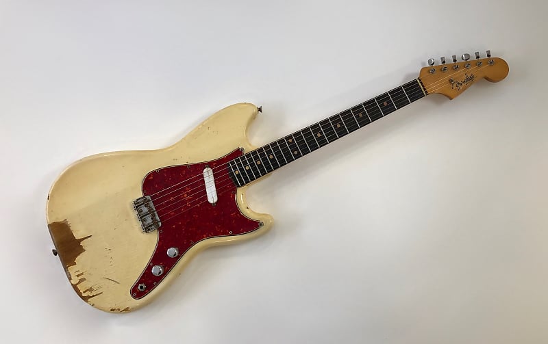 Fender Musicmaster with Rosewood Fretboard 1963 Olympic White image 1