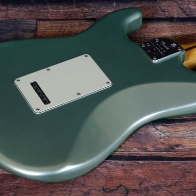 Fender American Professional II Stratocaster with Maple Fretboard & Fender Deluxe Molded Case plus all case candy 2023 Model in Mystic Surf Green image 9