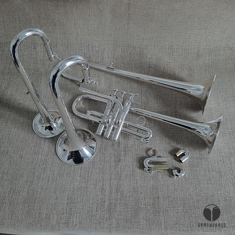 Schilke G1L G / F four bells piccolo trumpet, case, Reverb