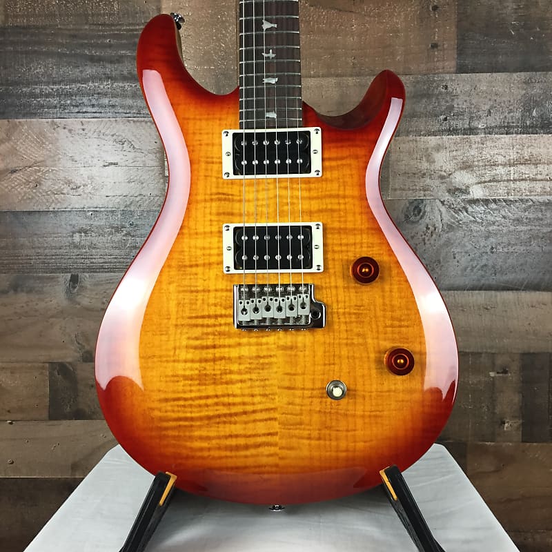 PRS SE CE 24 Electric Guitar with Gig Bag, Vintage Sunburst, | Reverb