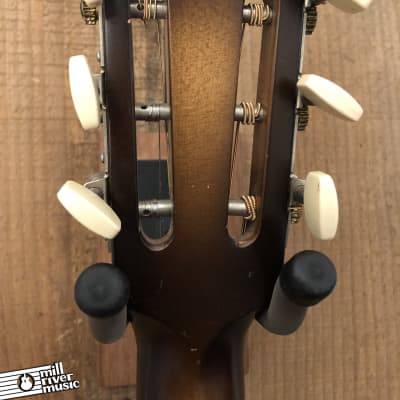 Dobro Deluxe Wood Body Resonator Acoustic Guitar Sunburst 1993 w/ HSC image 6