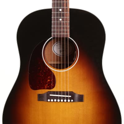 Gibson J-45 Standard Left-Handed Acoustic-Electric Vintage Sunburst image 14