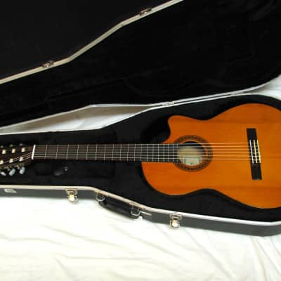 YAMAHA - CGX-111SC - CLASSICAL Acoustic/Electric Guitar w/Case - Used for sale