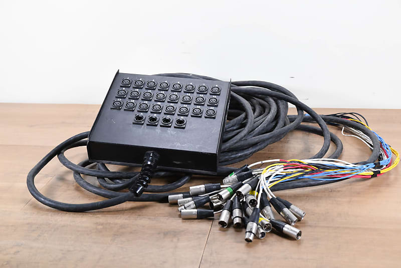 Livewire Advantage 24x4 Snake With XLR Returns 100' (church Reverb