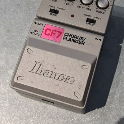 Reverb.com listing, price, conditions, and images for ibanez-cf7-chorus-flanger-pedal