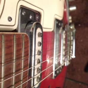 Sekova Semi Hollow Mid 60s Red Burst Electric Guitar image 7
