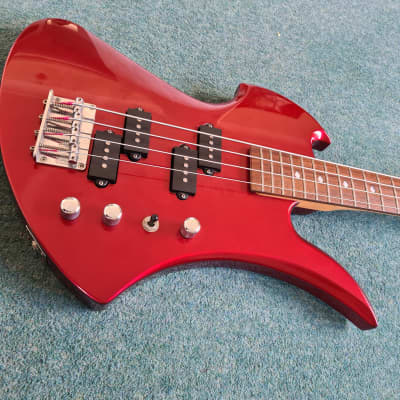 BC Rich Mockingbird 360 JE Bass  2001 - Japanese Edition - Red Metallic image 10