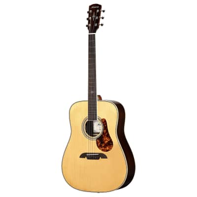Alvarez Masterworks Series Dreadnought Acoustic-Electric Guitar - Solid AAA Sitka/Rosewood - Natural image 6