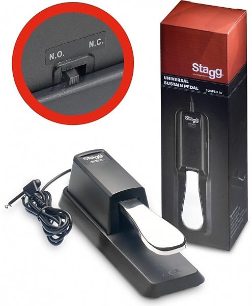 Frameworks Traditional Piano Sustain Pedal for Electronic Keyboards