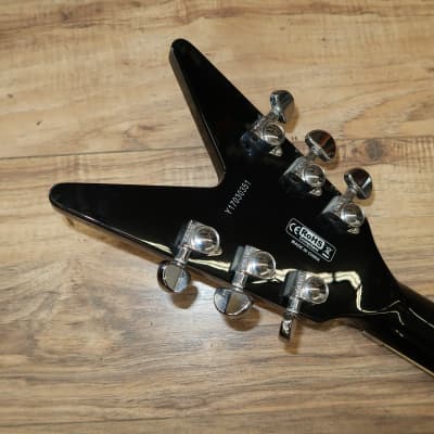 Dean V Floyd Trans Black Flame 2017 - trans black flame with case image 9