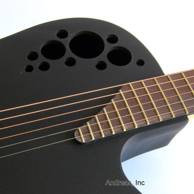 Ovation Elite TX Deep Contour Acoustic-Electric Guitar - Black image 5