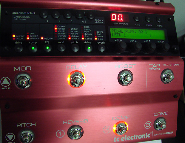 TC Electronic Nova System RED Limited Edition w/ NEW TC