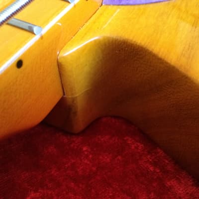 Martyn Scott Instruments Short Scale T Bass Conversion in Yellowed Finish image 18