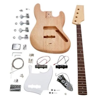 Harley Benton DIY Electric Bass Guitar Kit - Jazz Bass Style for sale