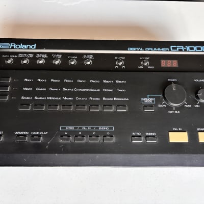 Roland CR-1000 Digital Drummer 1970s - Black