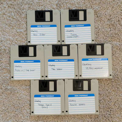 Ensoniq ASR-10 Waveboy Effects Floppy Disk Set Complete