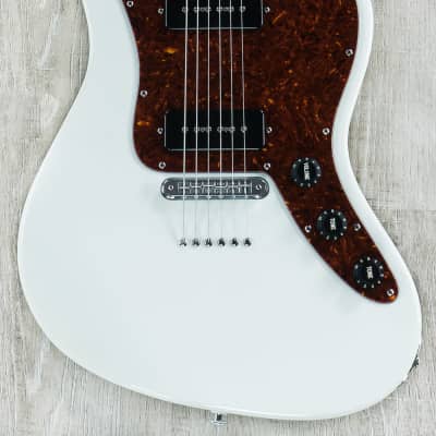 Suhr Classic JM Guitar, Rosewood Fretboard, S90 P90s, TP6 Bridge, Olympic White image 1