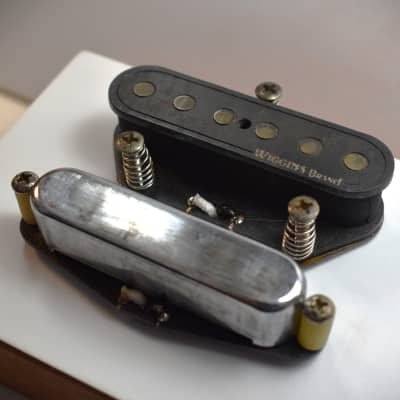 Wiggins Brand,  Aged Telecaster hand wound pickup set, Traditional's, Vintage wound, alnico 5 image 4