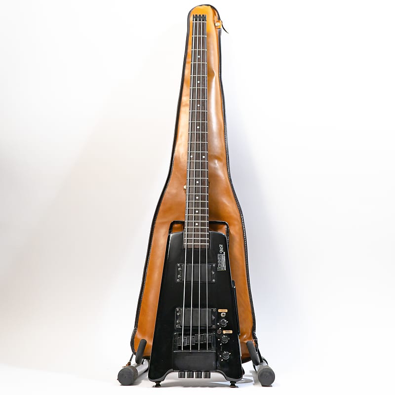 1988 Hohner Steinberger B2A Headless Electric Bass Black w