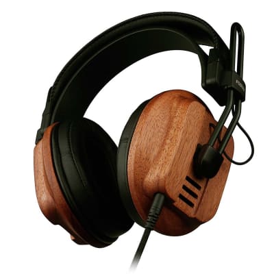Fostex T60RP Regular Phase RP Stereo Headphones, African Mahogany Housing image 2