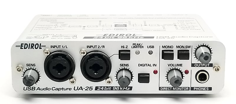 used Roland Edirol UA-25 USB Audio Interface, Very Good Condition