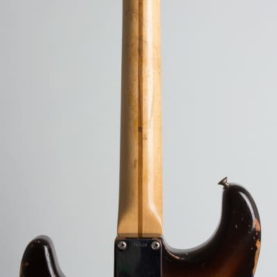 Fender  Stratocaster Non Tremolo Solid Body Electric Guitar (1956), ser. #10339, original tweed hard shell case. image 9