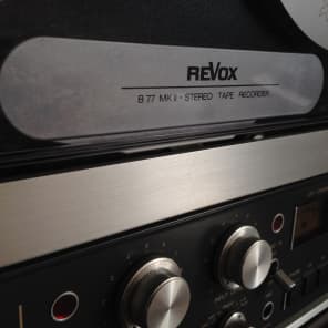 Revox B77 Mk II reel-to-reel tape recorder - 4 tracks, standard speed