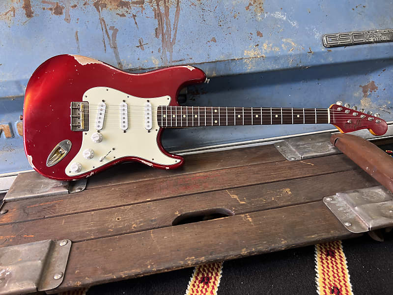 D'Light Custom Guitars "Dorothy" Alder Hardtail S-Style 2023 in Candy Apple Red image 1