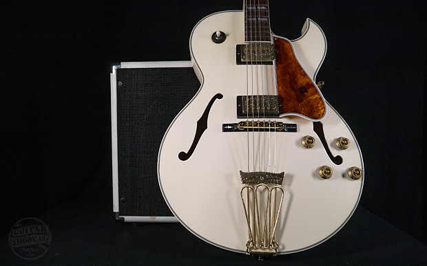 Gibson L4 10th Anniversary - Diamond White/Engraved Gold image 1