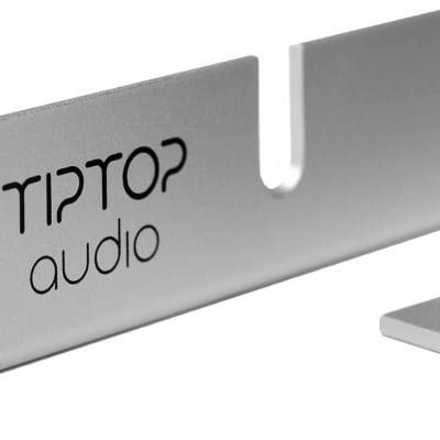 Tiptop Audio Z-Ears Silver Rackmount Rail Pair image 1